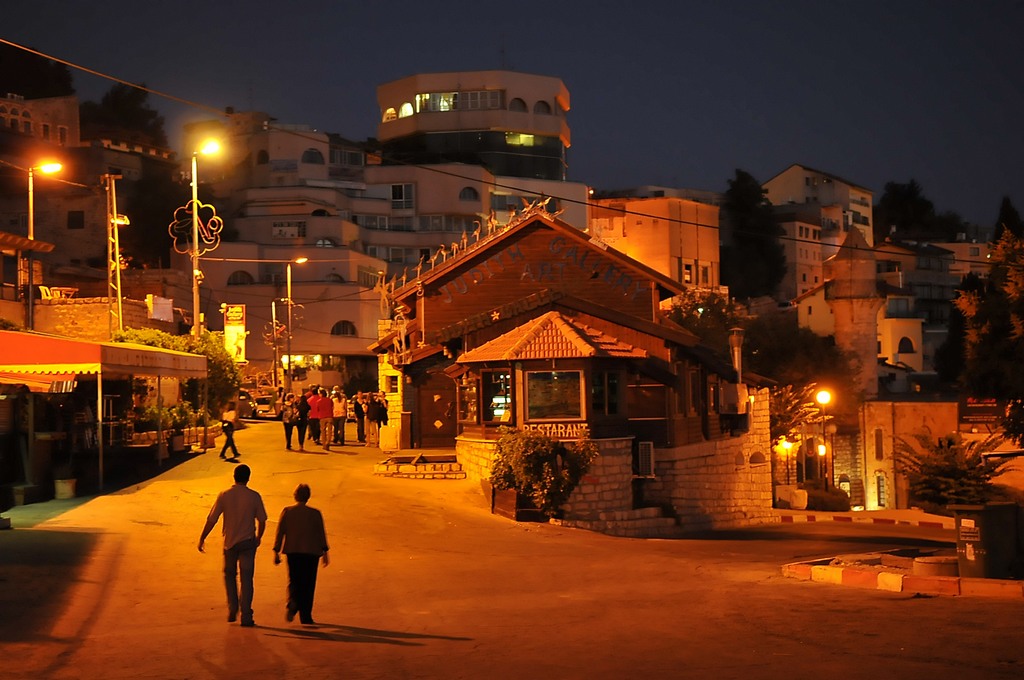 Quite evening in Safed's old city